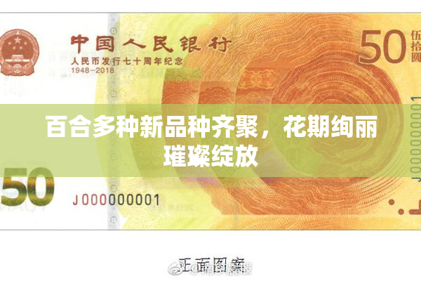 百合多种新品种齐聚，花期绚丽璀璨绽放