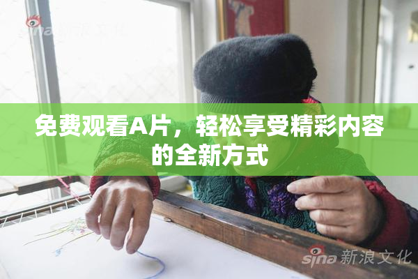 免费观看A片，轻松享受精彩内容的全新方式