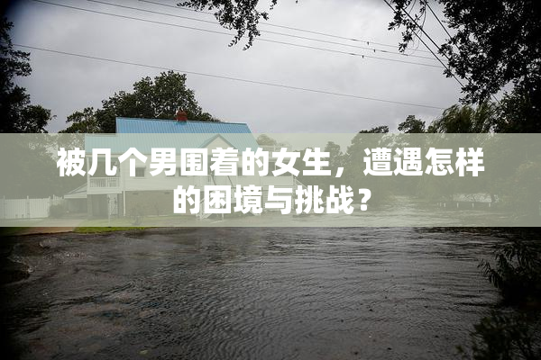 被几个男围着的女生，遭遇怎样的困境与挑战？