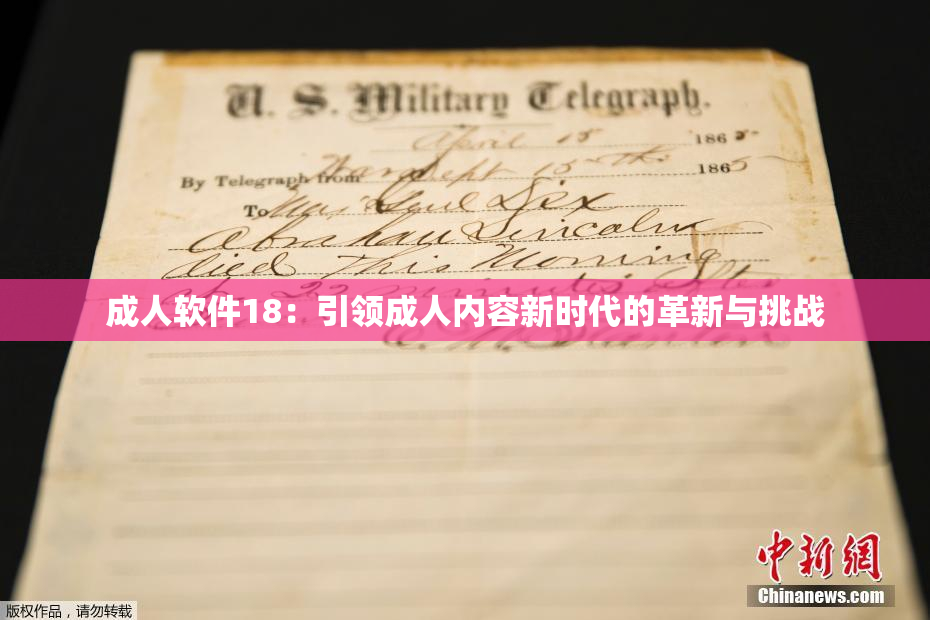 成人软件18：引领成人内容新时代的革新与挑战