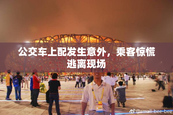 公交车上配发生意外，乘客惊慌逃离现场