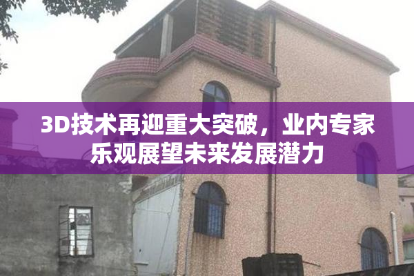 3D技术再迎重大突破，业内专家乐观展望未来发展潜力