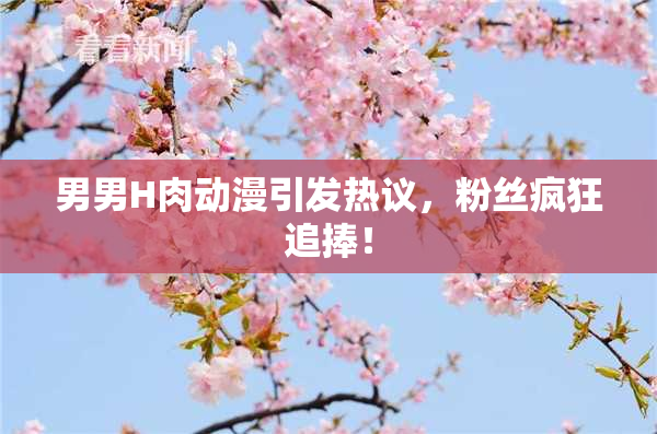 男男H肉动漫引发热议，粉丝疯狂追捧！