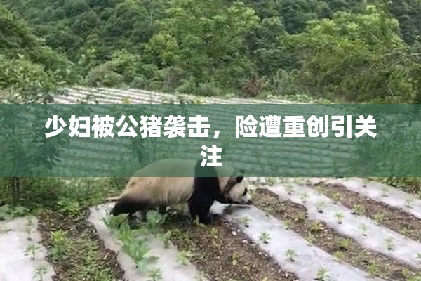 少妇被公猪袭击，险遭重创引关注