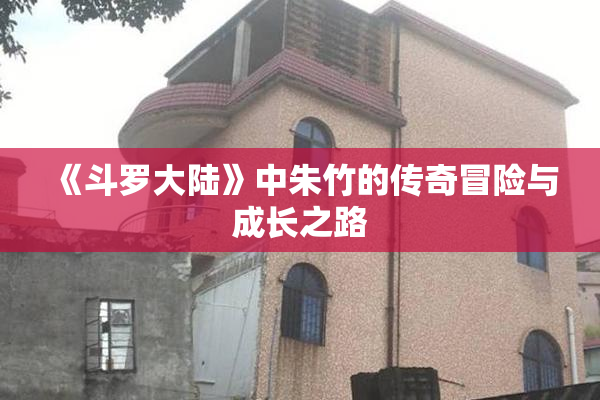 《斗罗大陆》中朱竹的传奇冒险与成长之路