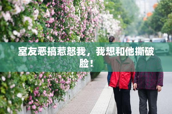 室友恶搞惹怒我，我想和他撕破脸！
