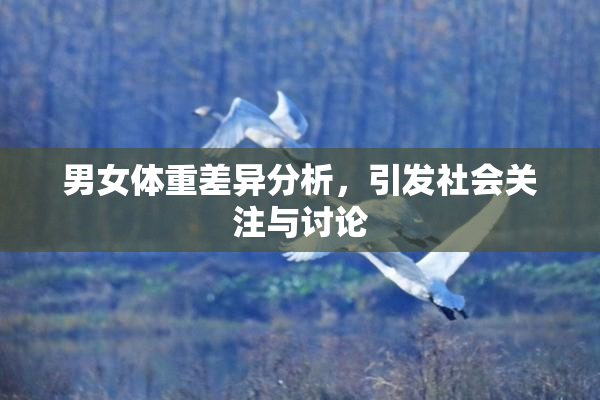 男女体重差异分析，引发社会关注与讨论