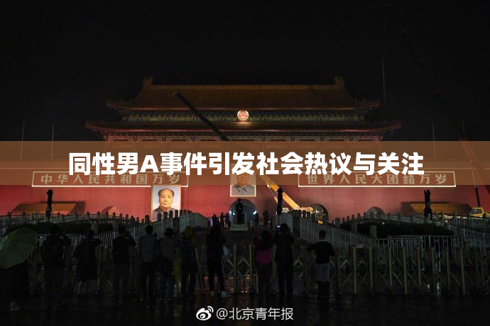 同性男A事件引发社会热议与关注