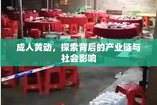 成人黄动，探索背后的产业链与社会影响