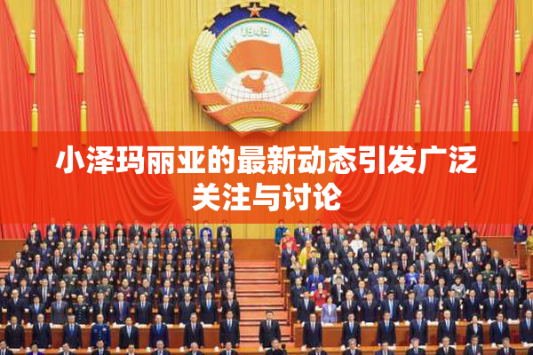 小泽玛丽亚的最新动态引发广泛关注与讨论