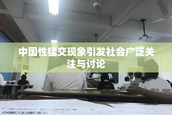 中国性猛交现象引发社会广泛关注与讨论