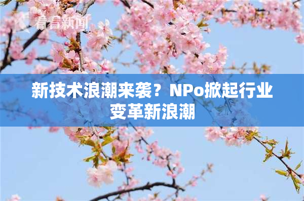 新技术浪潮来袭？ΝPo掀起行业变革新浪潮