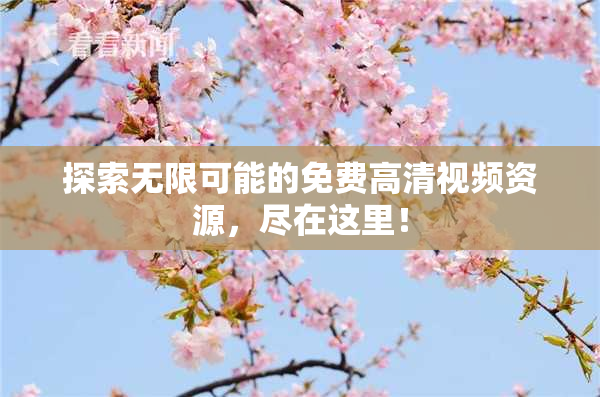 探索无限可能的免费高清视频资源，尽在这里！