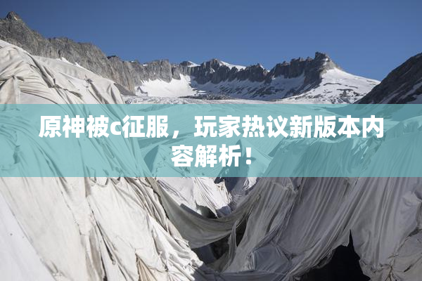 原神被c征服，玩家热议新版本内容解析！