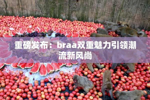重磅发布：braa双重魅力引领潮流新风尚