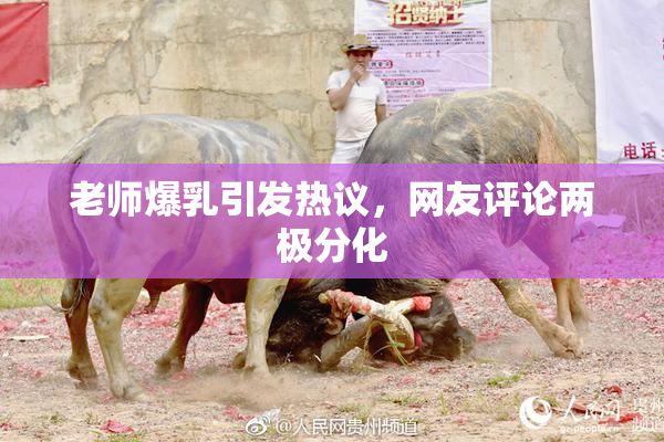老师爆乳引发热议，网友评论两极分化