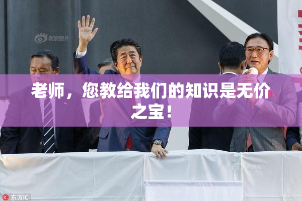 老师，您教给我们的知识是无价之宝！