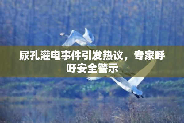 尿孔灌电事件引发热议，专家呼吁安全警示