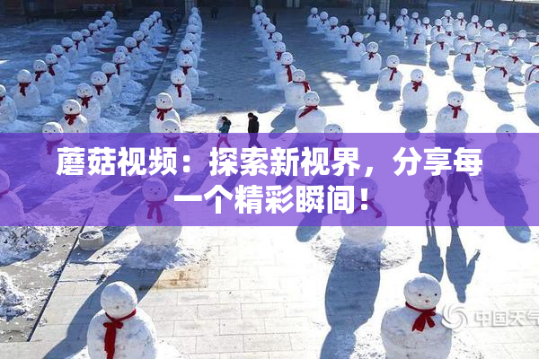 蘑菇视频：探索新视界，分享每一个精彩瞬间！