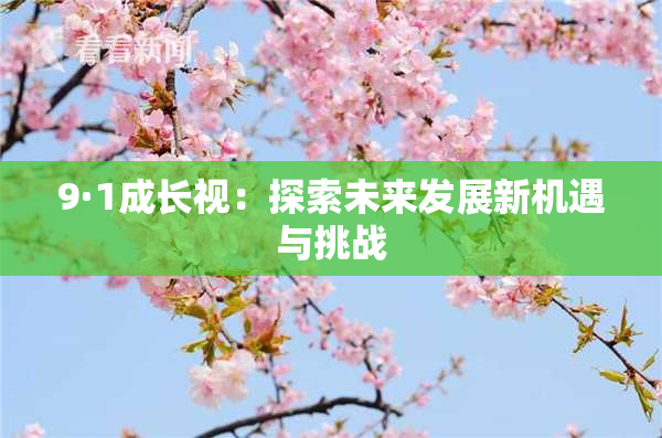 9·1成长视：探索未来发展新机遇与挑战