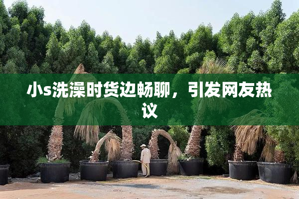 小s洗澡时货边畅聊，引发网友热议