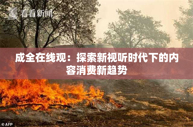 成全在线观：探索新视听时代下的内容消费新趋势