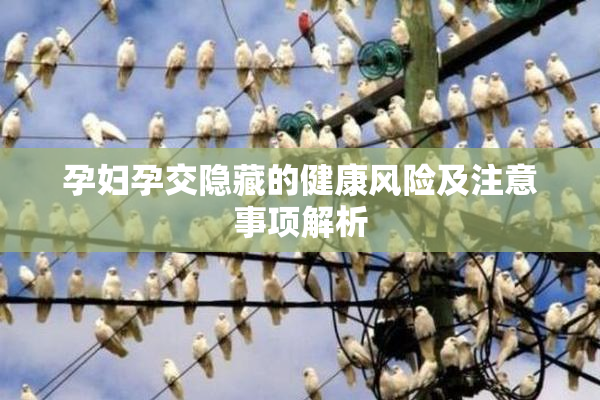 孕妇孕交隐藏的健康风险及注意事项解析