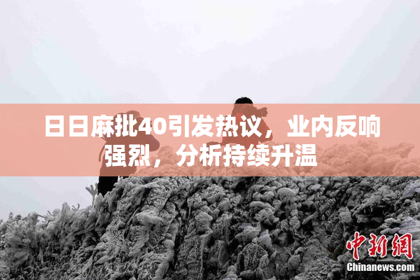 日日麻批40引发热议，业内反响强烈，分析持续升温