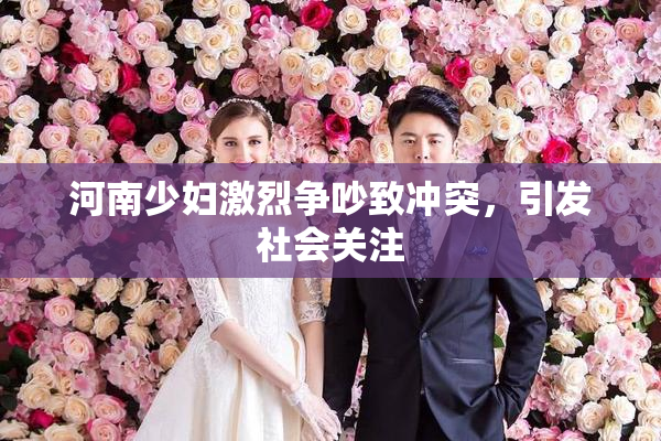 河南少妇激烈争吵致冲突，引发社会关注