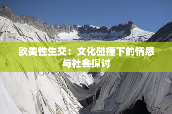 欧美性生交：文化碰撞下的情感与社会探讨