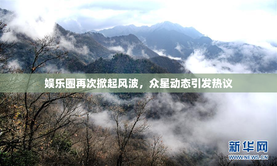 娱乐圈再次掀起风波，众星动态引发热议