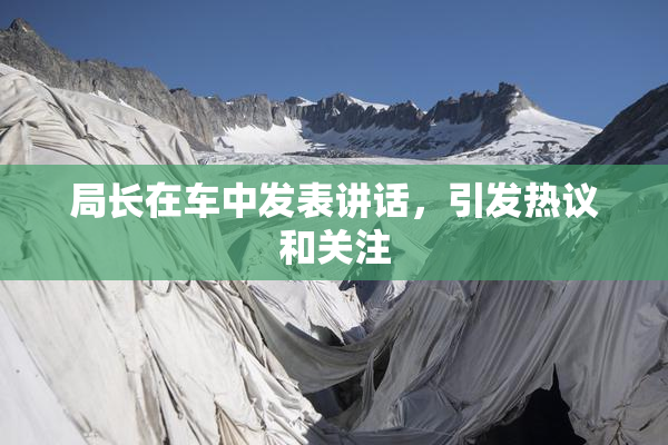 局长在车中发表讲话，引发热议和关注