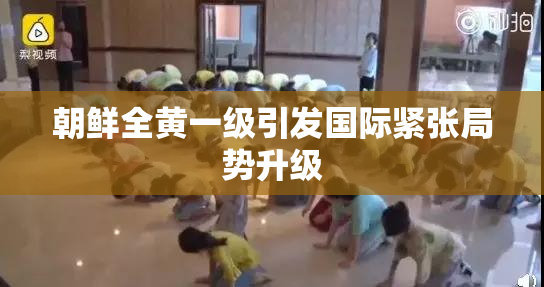 朝鲜全黄一级引发国际紧张局势升级