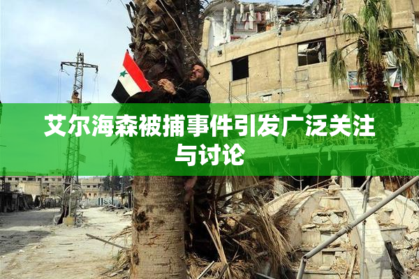 艾尔海森被捕事件引发广泛关注与讨论