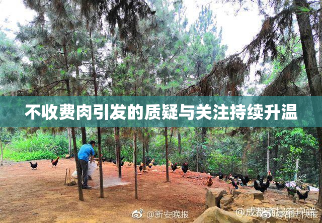 不收费肉引发的质疑与关注持续升温