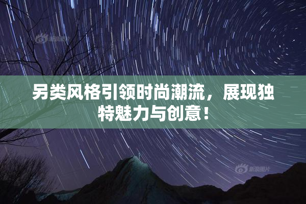 另类风格引领时尚潮流，展现独特魅力与创意！