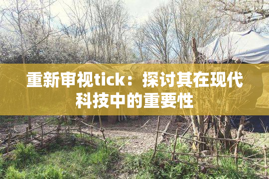 重新审视tick：探讨其在现代科技中的重要性
