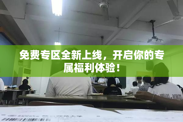 免费专区全新上线，开启你的专属福利体验！