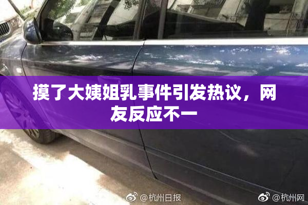 摸了大姨姐乳事件引发热议，网友反应不一