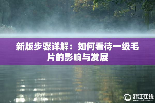 新版步骤详解：如何看待一级毛片的影响与发展