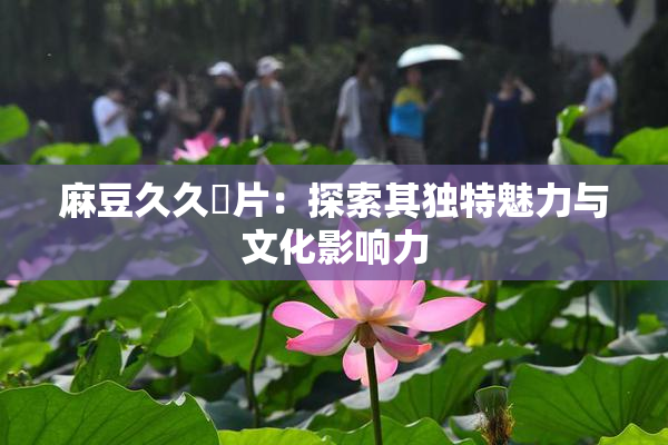 麻豆久久婬片：探索其独特魅力与文化影响力