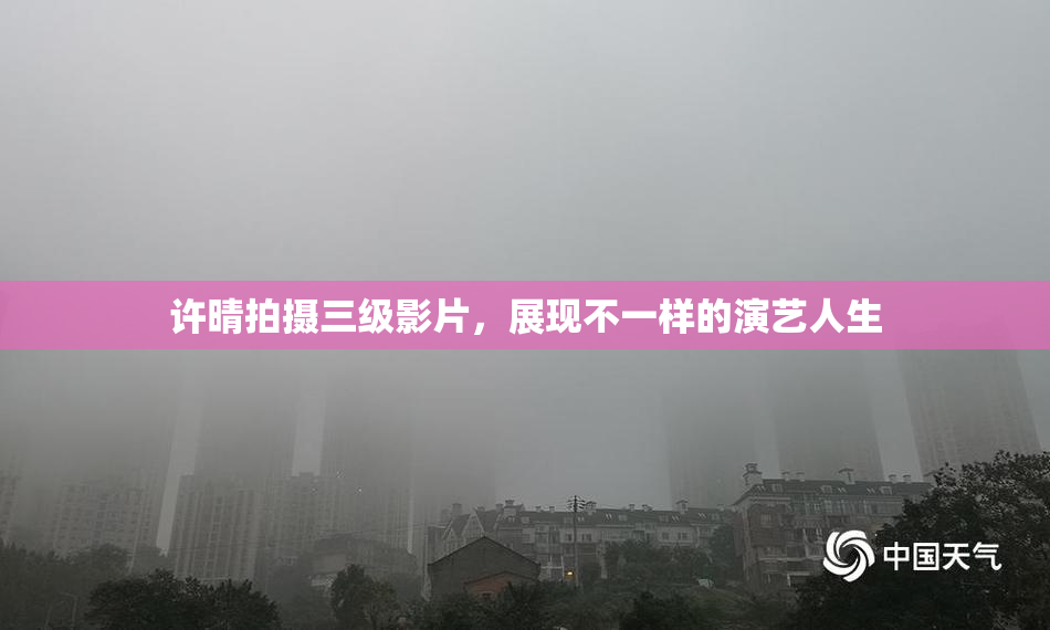 许晴拍摄三级影片，展现不一样的演艺人生