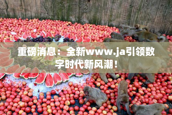 重磅消息：全新www.ja引领数字时代新风潮！