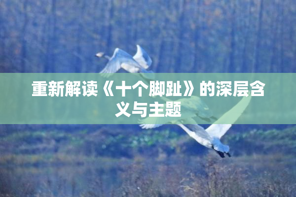 重新解读《十个脚趾》的深层含义与主题