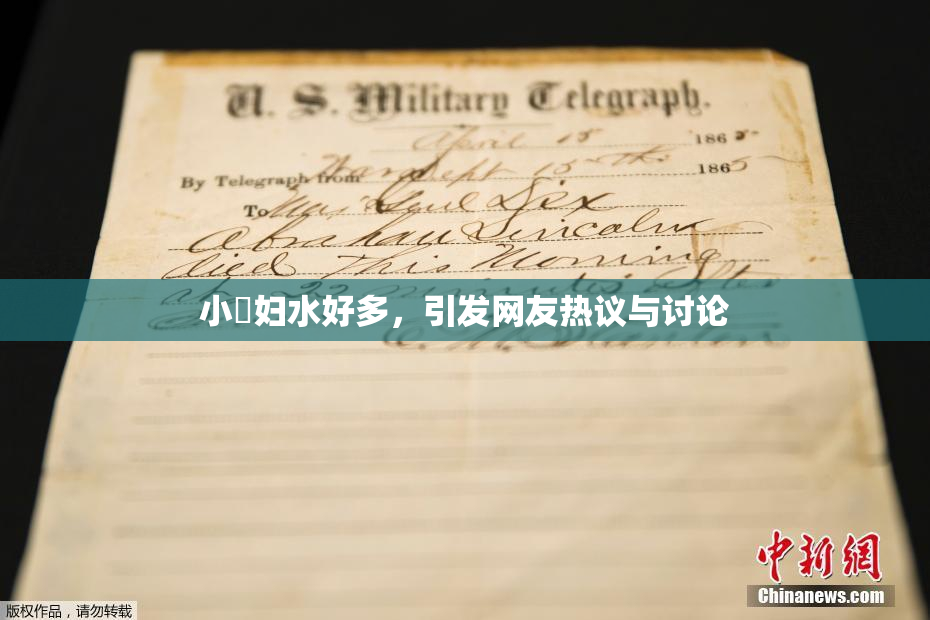 小婬妇水好多，引发网友热议与讨论