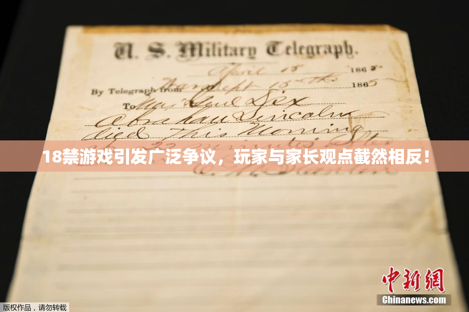 18禁游戏引发广泛争议，玩家与家长观点截然相反！