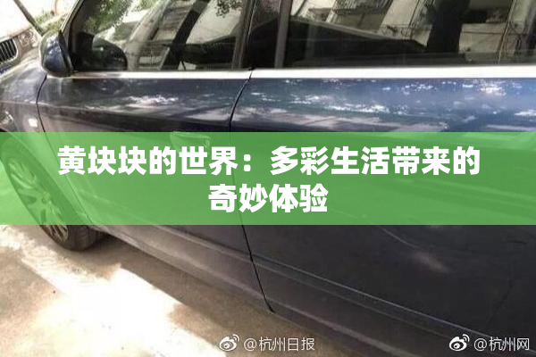 黄块块的世界：多彩生活带来的奇妙体验