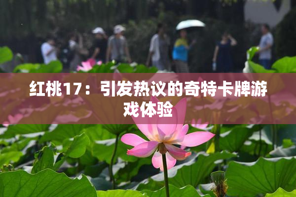 红桃17：引发热议的奇特卡牌游戏体验