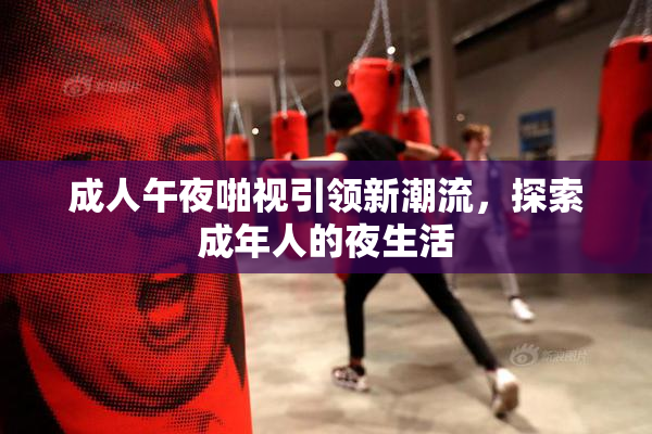 成人午夜啪视引领新潮流，探索成年人的夜生活