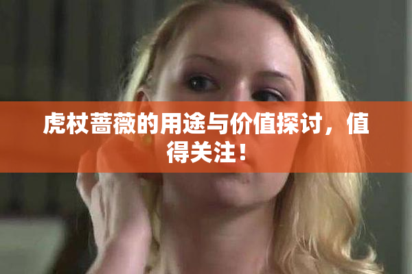 虎杖蔷薇的用途与价值探讨，值得关注！